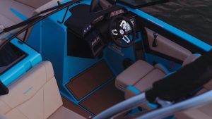 Wake Bros Rentals showcases the sleek 2020 Nitro Boat in Newport, New Jersey, featuring the Mastercraft - NXT24.